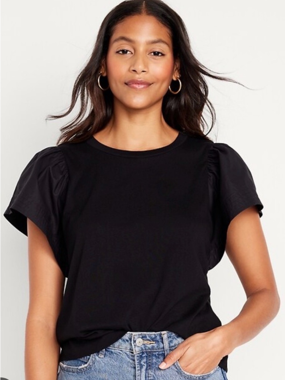 Old Navy Flutter Sleeve Shirt